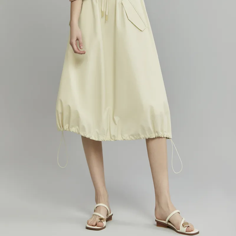 ELLE Casual Long Skirts Women's-2