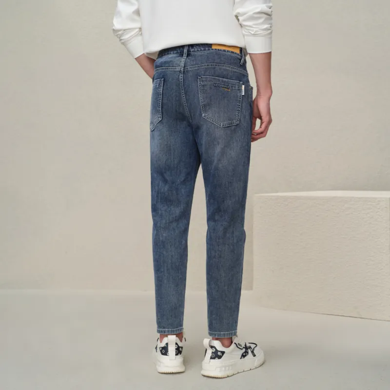 HLA Jeans Men Denim Blue Transitional Color Medium A1-3