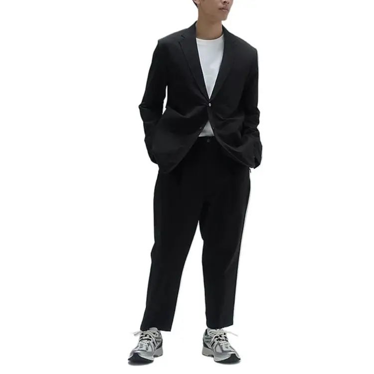 New Balance Met24 Wide Tapered Fit Casual Pants Men's Black-5