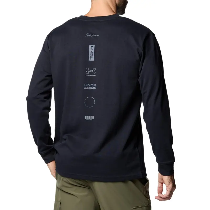 Under Armour T Shirt Men's Black Gray 001-1