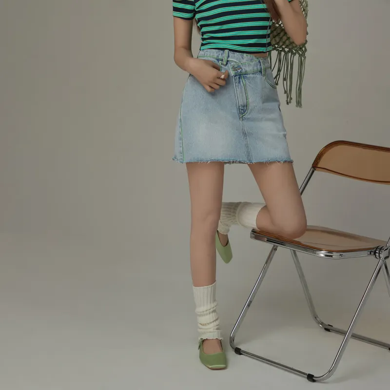 CHUU Denim Short Skirts Women's-5