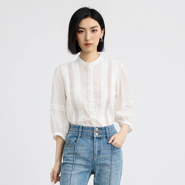 SHUIYUNJIAN Shirt Women's Raw White-2