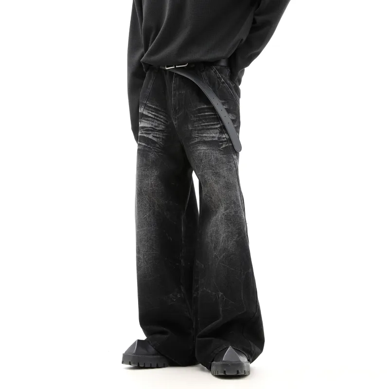 CUWU Jeans Unisex Black Gray Color-1