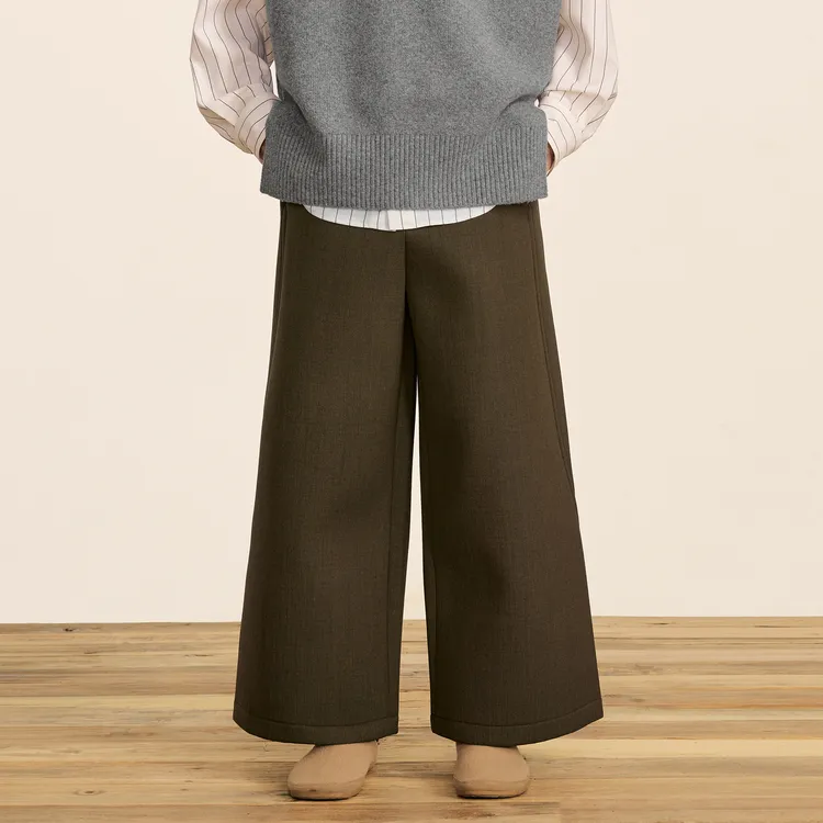CROQUIS Casual Pants Men's 9O0E10440 390 Medium Mixed Green-2