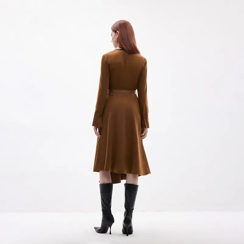 ONLY Long Sleeved Dresses Women's Seaweed Green-3