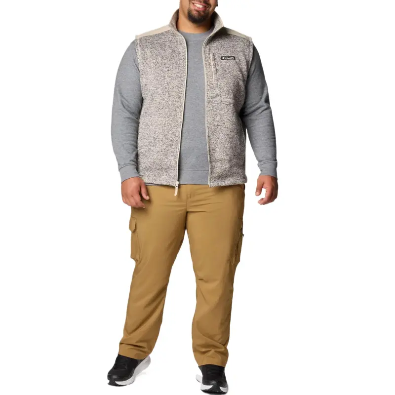 Columbia Sweater Weather Vest Men's Dark Ebony/Fossilized Stone-3