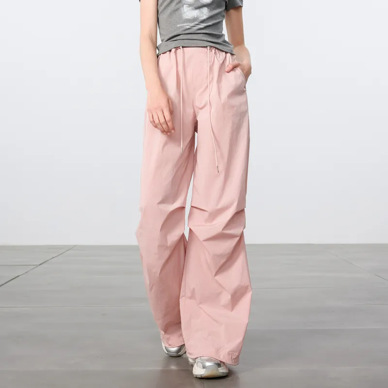3COLOUR Cargo Pants Women's Orange Pink-5