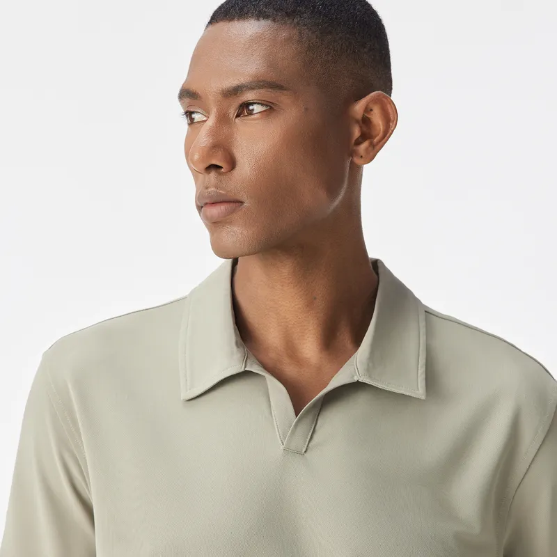 Bodydream Polo Shirts Unisex Khaki Green-4