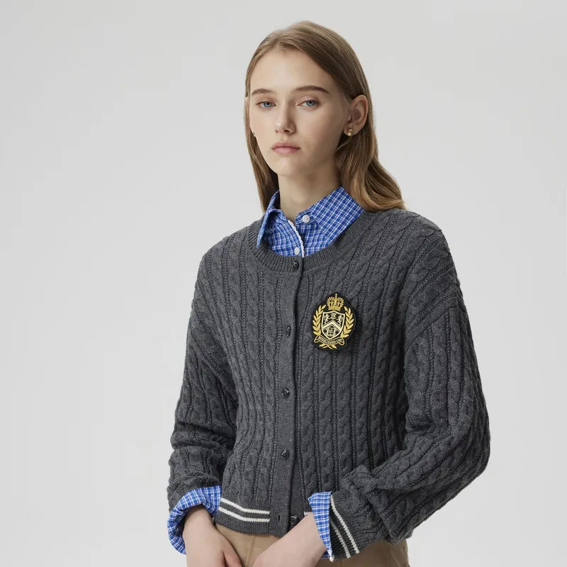 E.land Knitwear Women's Coal Gray-3
