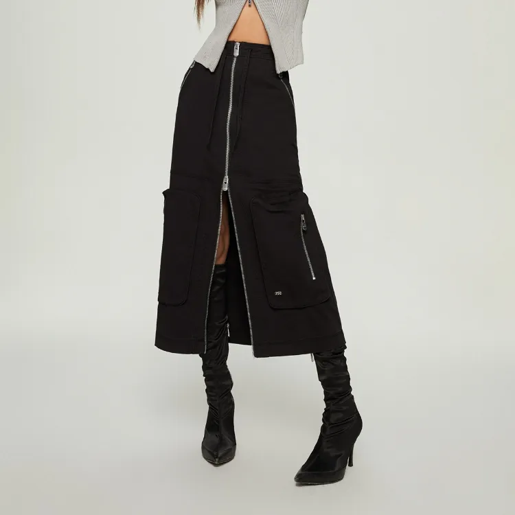 ONLY Denim Long Skirts Women's-6