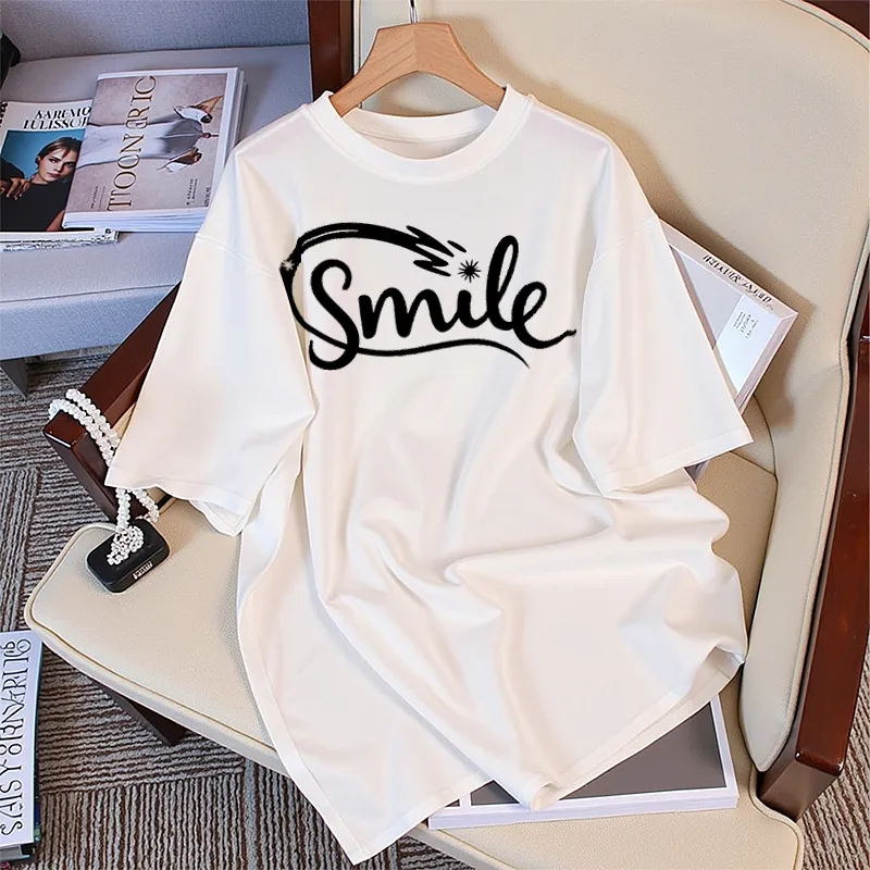 FAIRWHALE Drop Shoulder Sleeve T Shirt Women's-2