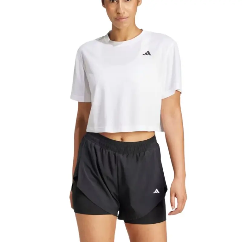 Adidas ESSENTIALSClimacool Drop Shoulder Sleeve T Shirt Women's White-1