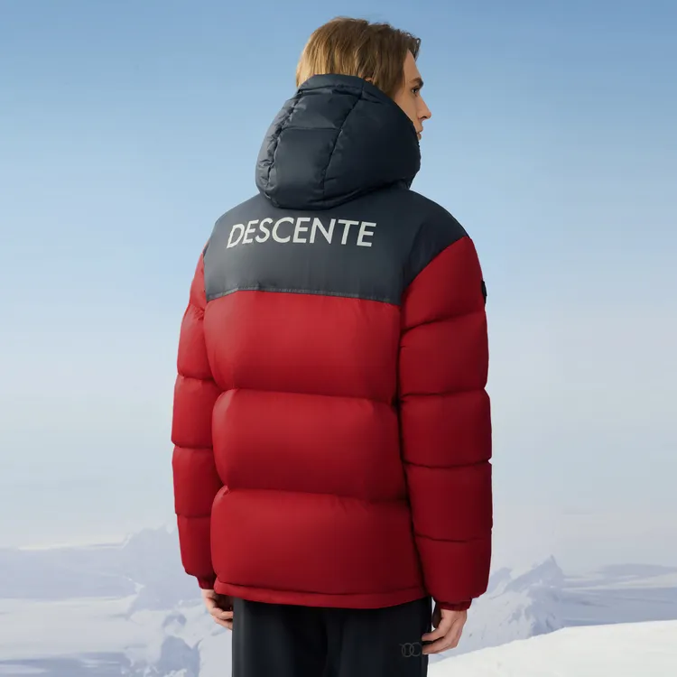 DESCENTE SKI STYLE Hooded Down Jacket Men's-13