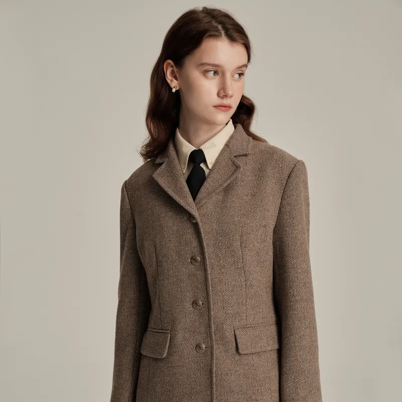 E.land Business Suit Unisex Brown-2