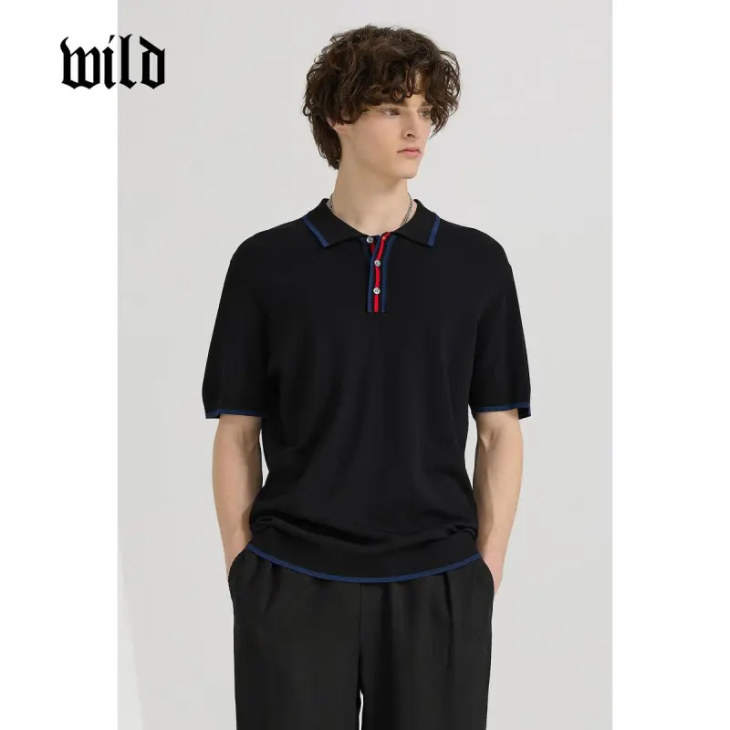 WILD LEADER T Shirts Men Black[TW5118262]-3