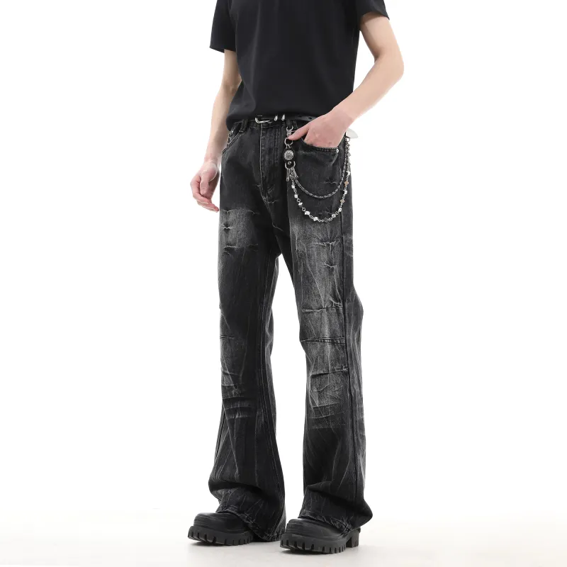 CUWU Jeans Unisex Black Gray Color-2