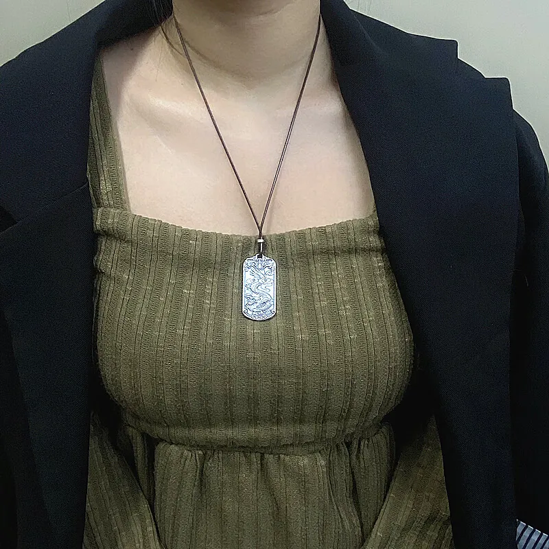 FUYUFU 999 Fine Silver Pendants Unisex-4