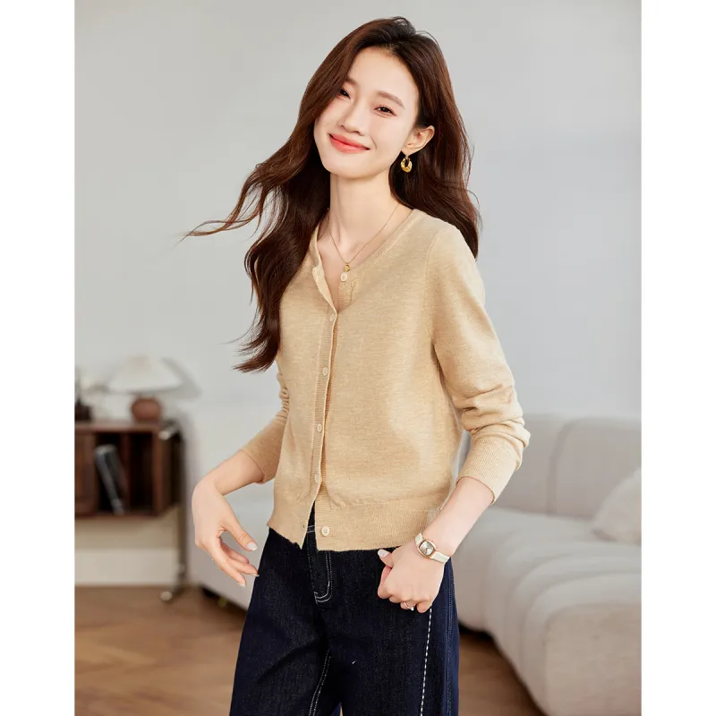 Love Elaine Knitwear Women's Khaki-5