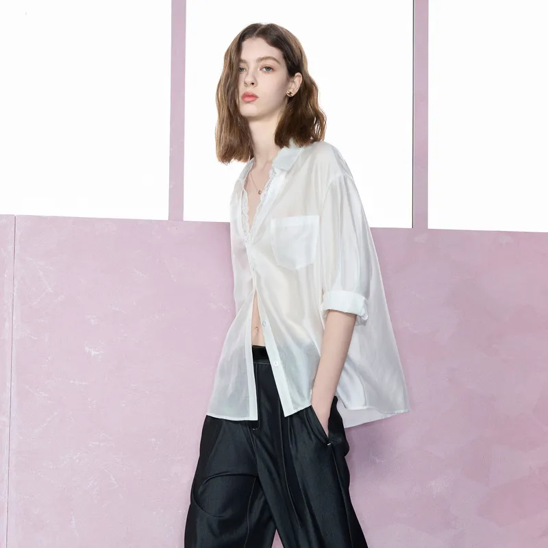 3COLOUR Shirt Women's Cloud White-4