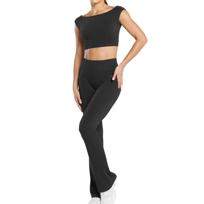 GYMSHARK Yoga Pants Women's Black-3