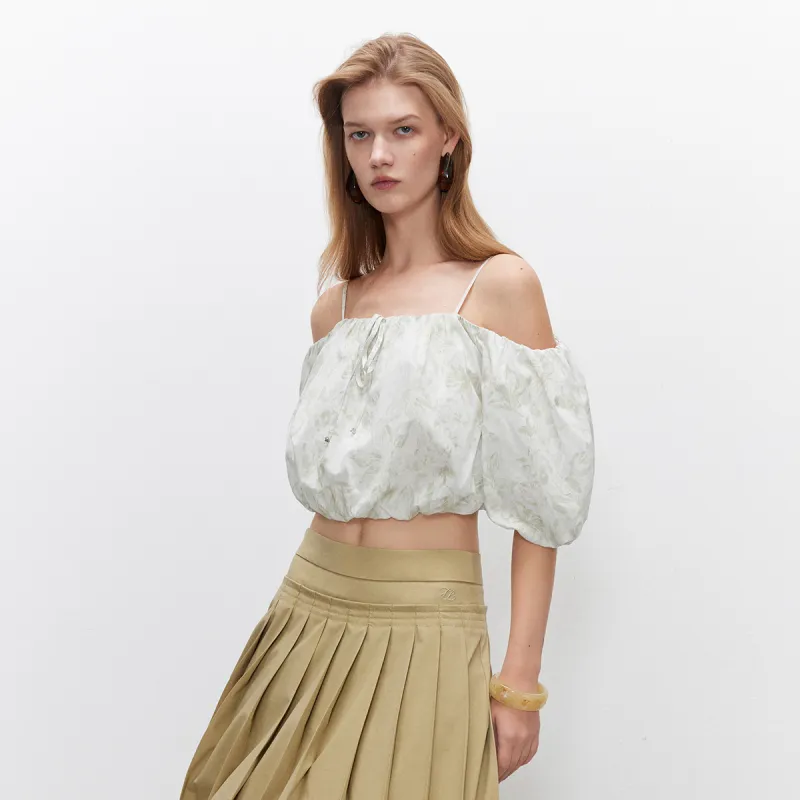 ONLY Chiffon Shirt Women's H4J Blueno-3