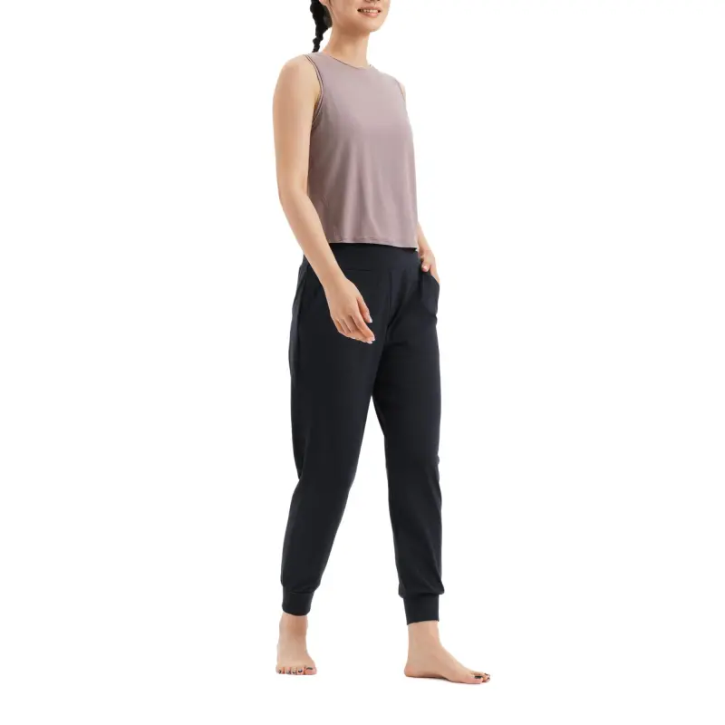 DECATHLON Yoga Tank Top Women's Matte Umber-4