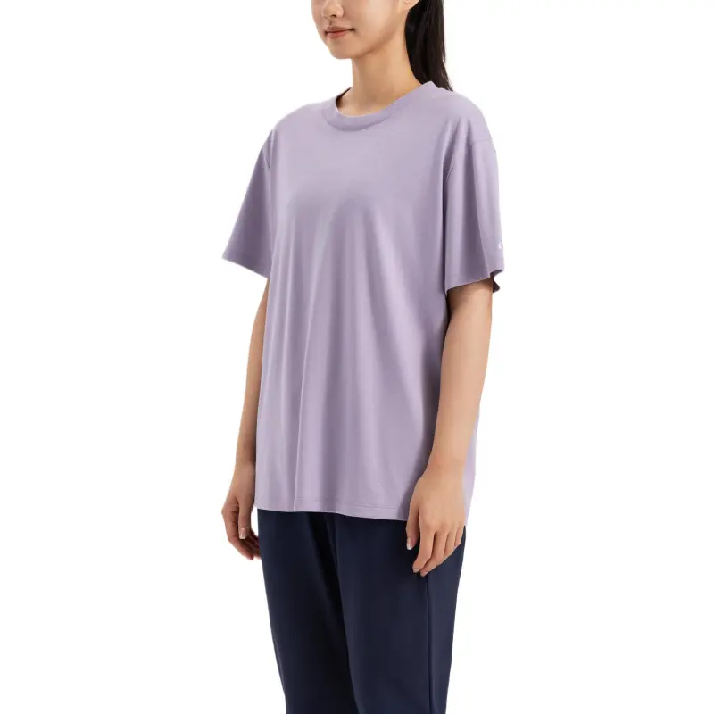 DECATHLON Drop Shoulder Sleeve T Shirt Women's Smokey Mauve-1
