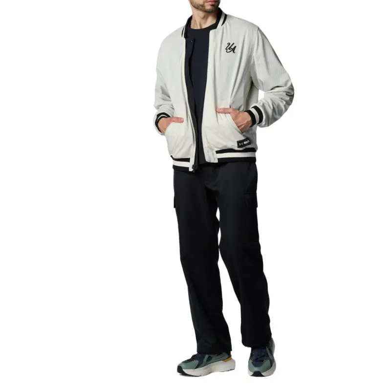 Under Armour SS25 Jacket Men's Black/White Quartz 001-5