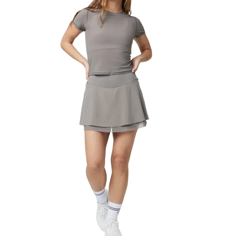 Vuori Regular T Shirt Women's Gray-2