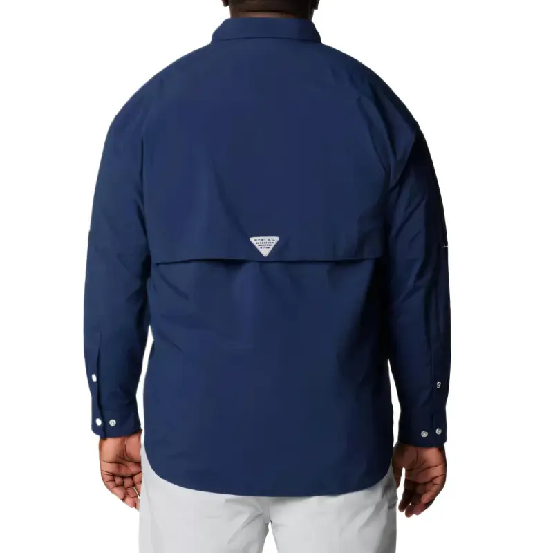 Columbia PFG Bahama 2 Shirt Men's Preppy Marine Blue-1