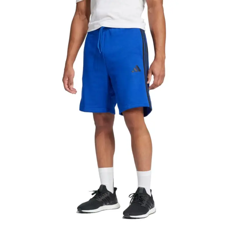 Adidas Free Shipping With AdiClub Essentials 3 Stripes Fleece Shorts-1