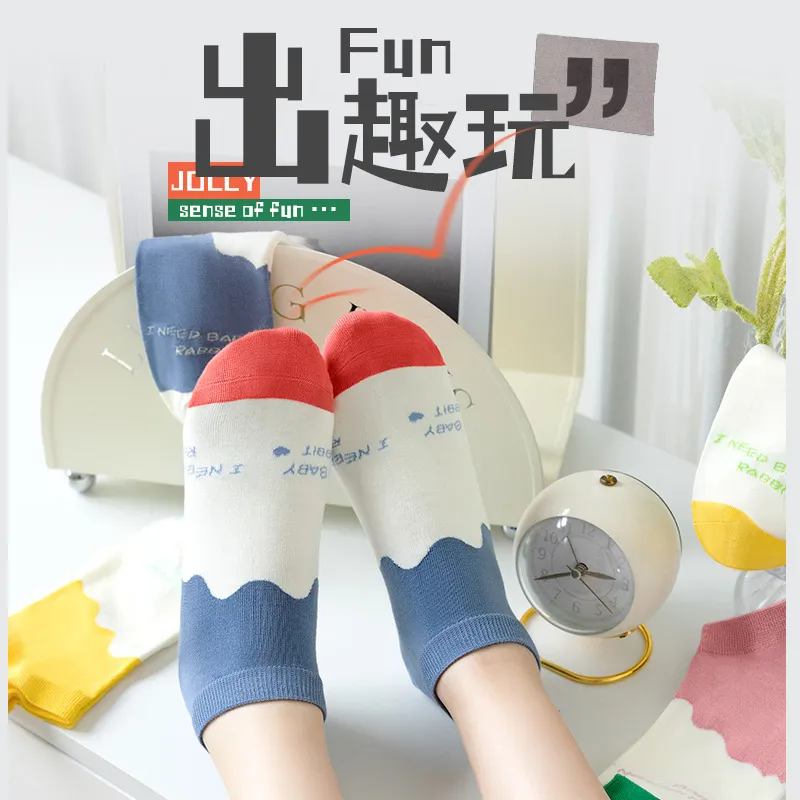 Gentle Welcome Ankle Socks Women's 5 Pack-2
