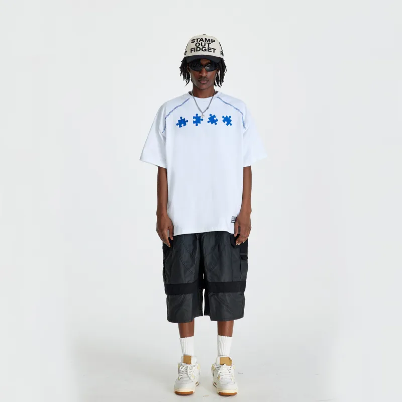 RUIZENLUO T Shirts Unisex White-5