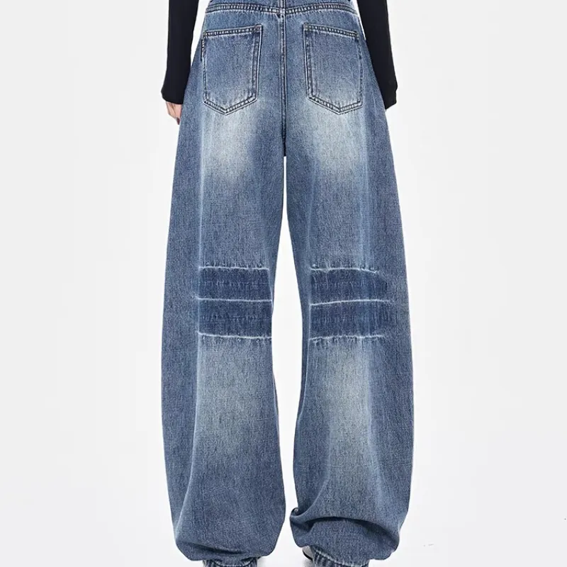 XIANSINIAO Jeans Women's Blue-4