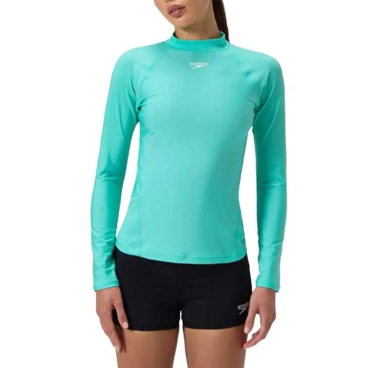 Speedo Raglan Sleeve T Shirt Women's Turquoise-4