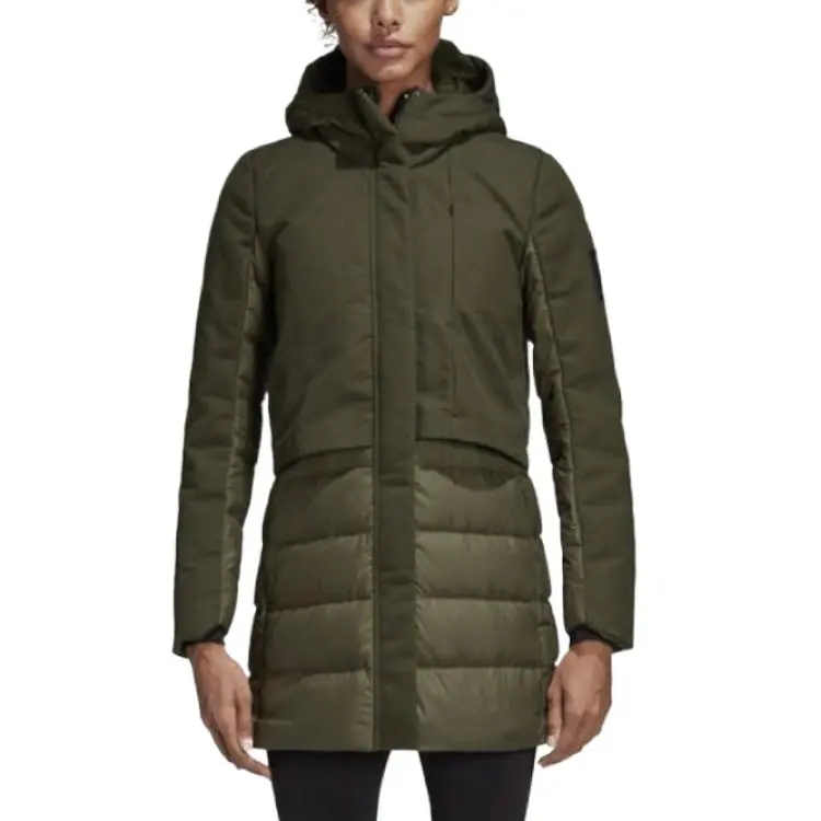 Adidas CLIMAWARM Down Jacket Women's Green-2