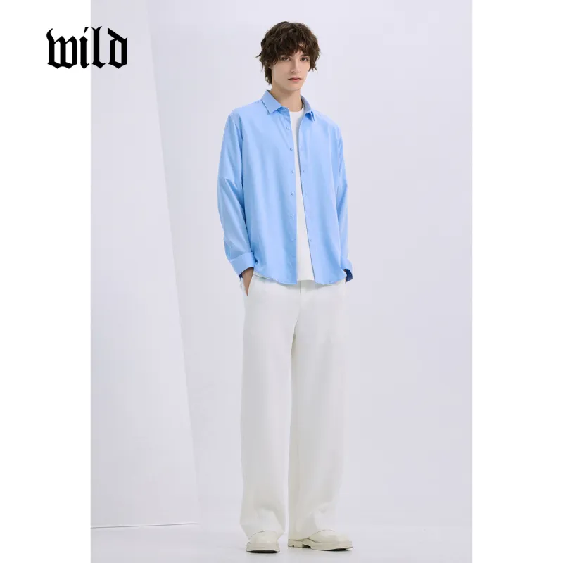 WILD LEADER Shirts Men Ice Gauze[CW5158566Q]-3