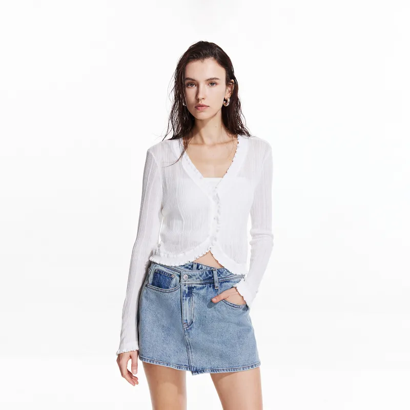 ONLY Knitwear Women's S12 Bright Cream White-2
