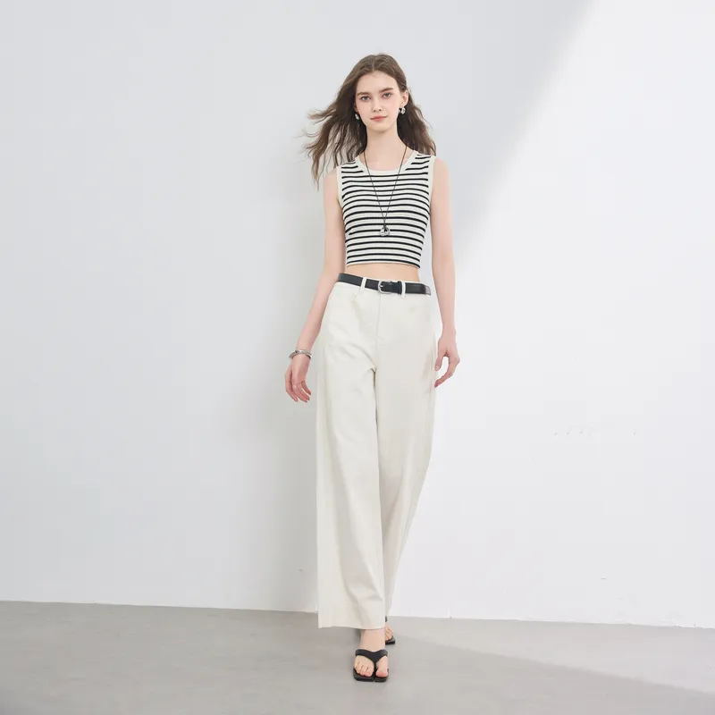3COLOUR Jeans Women's Pearl White-3