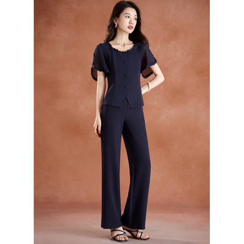 Mylan Casual Suit Women's Navy Blue-6