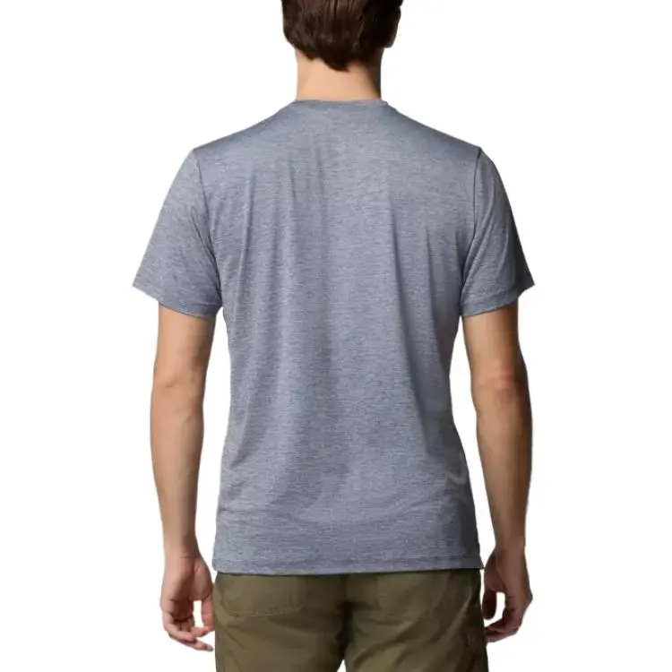Columbia Tech Trail T Shirt Men's University Marine-1
