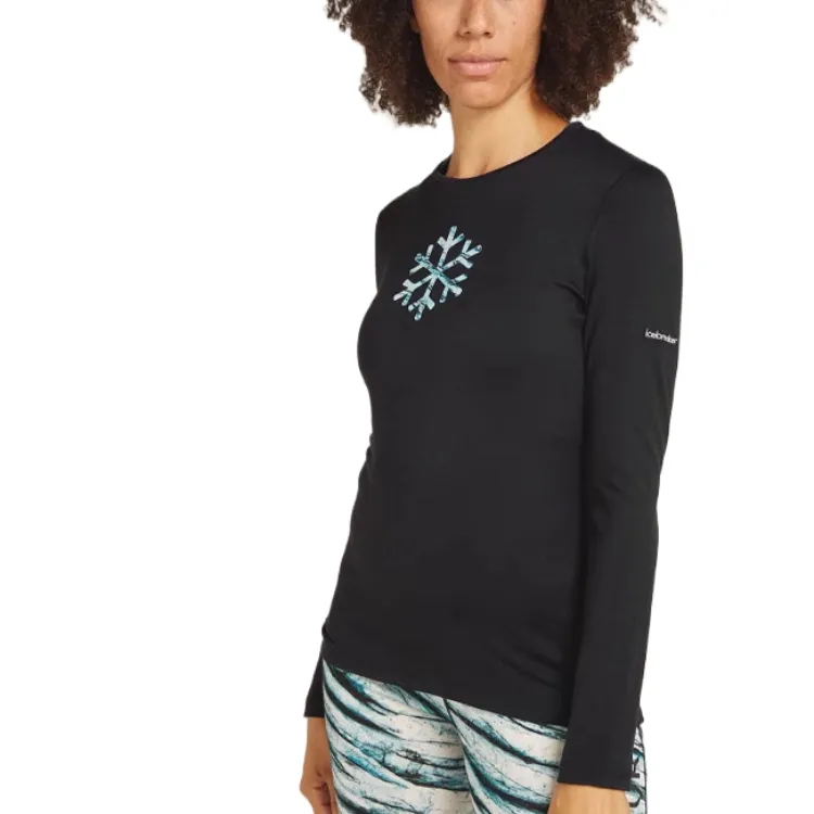Icebreaker x POW Regular T Shirt Women's Pure Black-1