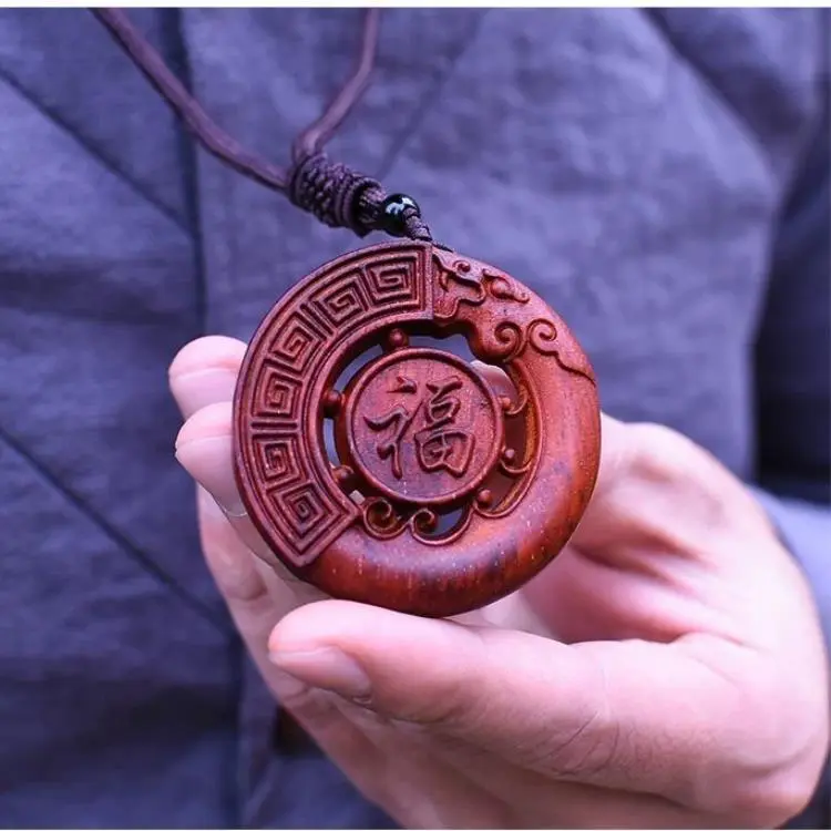 WUDE Precious Wood Pendants Unisex-4