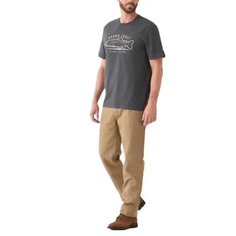 DECATHLON T Shirt Men's Carbon Gray/Gray Beige-1