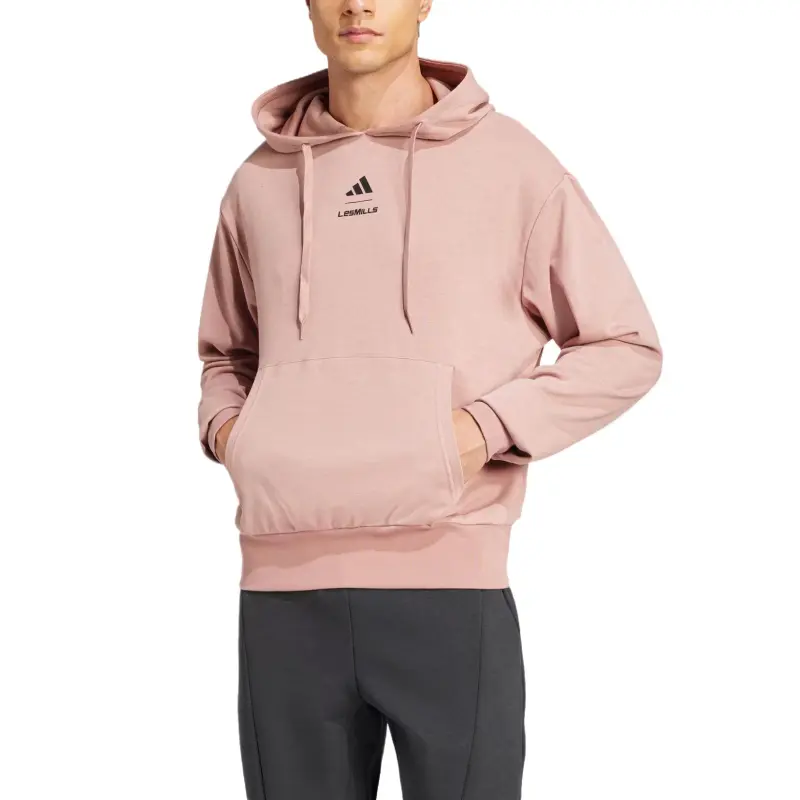 Adidas LES MILLS UNITEFIT Sweatshirt Men's Warm Clay Red-1