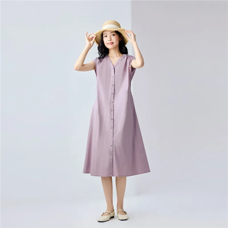 UNIQLO Short Sleeved Dress Women's-17