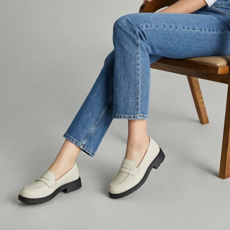 Clarks Loafers Women's White-5