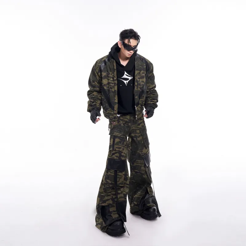 START EXCEED END With Leather Baseball Jacket Coat Unisex-2