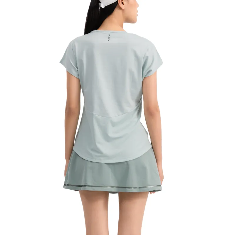 DECATHLON Tennis Bottom Women's Cyan Jade-3