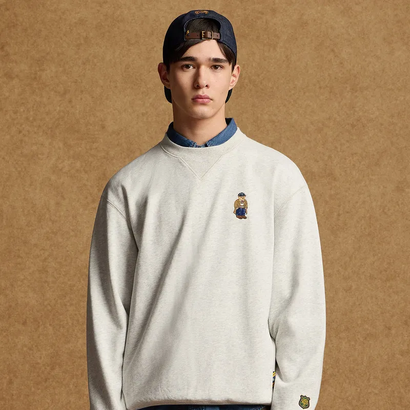 Teenie Weenie Men Sweatshirt Unisex Medium Gray-2